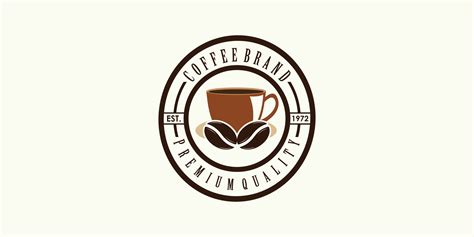 Coffee Logo Design For Coffee Shop Icon With Creative Concept Premium