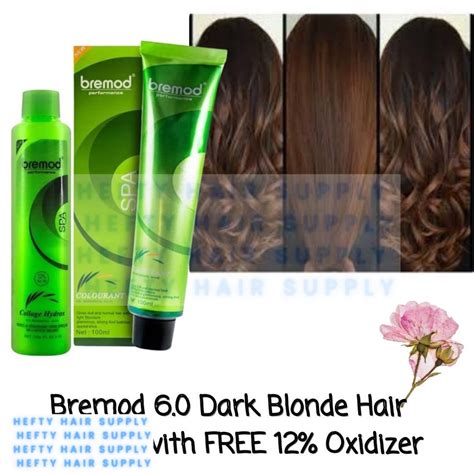 Dark Blonde 6 0 Bremod Hair Color Cream Basic Colors 100ml WITH