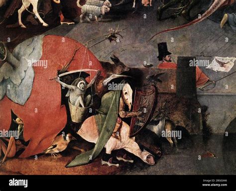 Hieronymus Bosch Tr Ptico De La Tentaci N De San Antonio Detalle