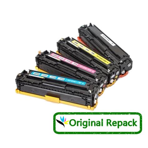 Original Repack 4 Pack Hp 131x Black 131a Cmy Laserjet Pro 200 Color