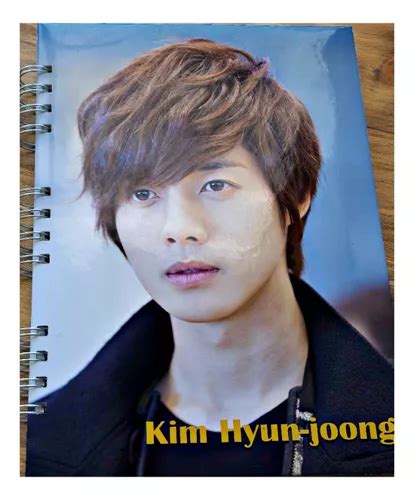 Cuaderno Kim Hyun Joong Tapa Dura Hojas Extra Cuotas Sin Inter S