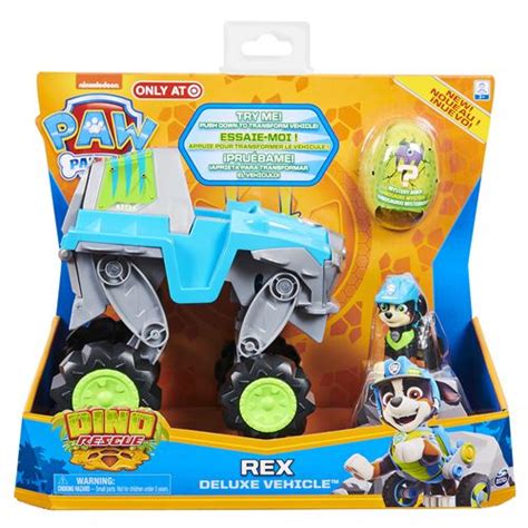 Véhicule et Figurine Deluxe Rex Paw Patrol Dino Rescue PatPatrouille