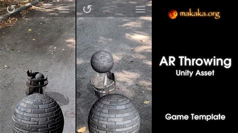 AR Throwing 2024 Unity Asset AR Foundation ARKit ARCore