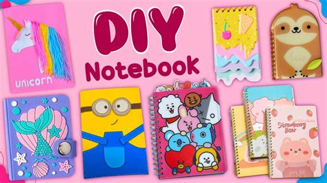 15 AMAZING DIY NOTEBOOKS Cute School Supplies Extraordinary