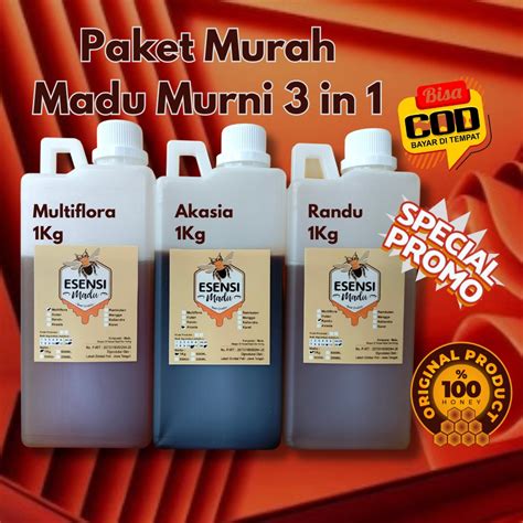 Jual Paket Promo In Madu Murni Multiflora Kg Akasia Kg Randu