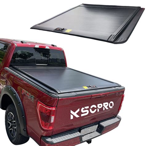 KSCPRO Manual Retractable Truck Pickup Bed Roller Shutter Lid Tonneau