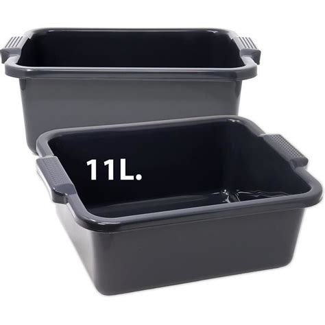 Bassine Plastique Bac Hausfelder Polyvalent Lot Rectangulaire Peut