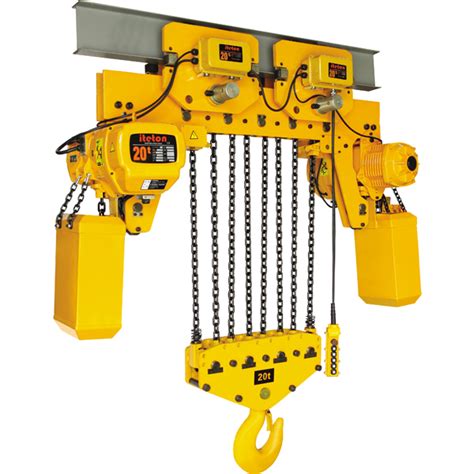 Low Headroom Electric Chain Hoist With Trolley T Iteton Machinery