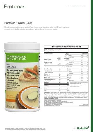 Productos Nutricionales De Herbalife Pdf