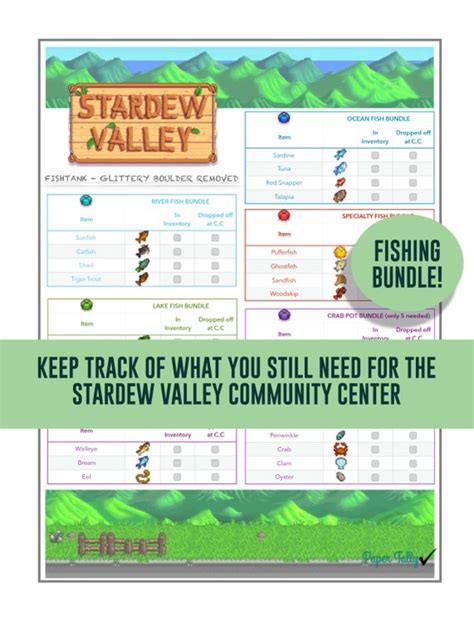 Stardew Valley Fish Bundle Guide Quikwolf