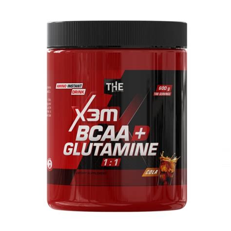 X3M BCAA GLUTAMIN 600 GRAMA UKUS COLA Vitaminko Shop