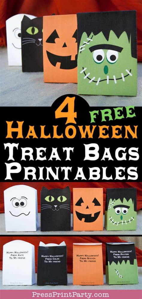 Halloween Treat Bag Printables