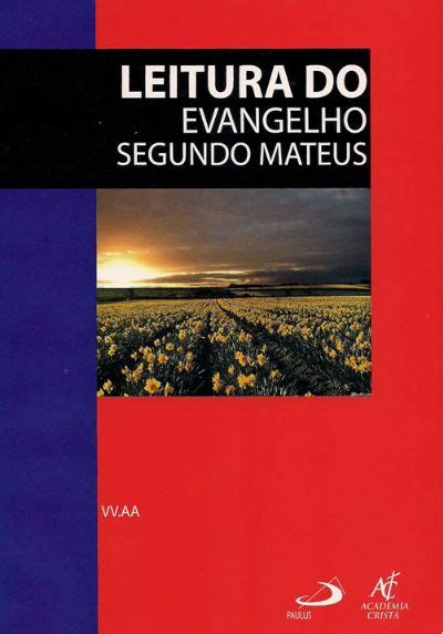 Cole O Caderno B Blico Leitura Do Evangelho Segundo Mateus Vv Aa