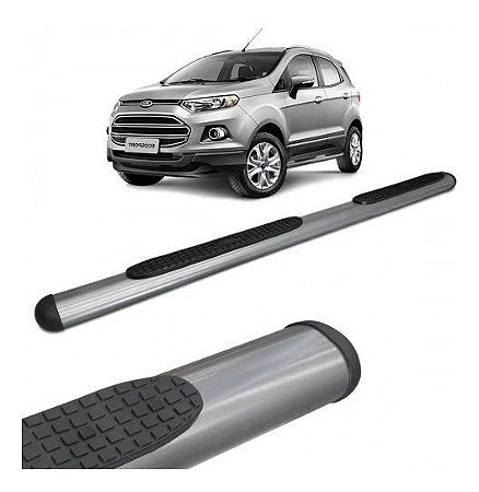 Estribo Lateral Ecosport Em Diante Oblongo Oval Grafite Just Parts