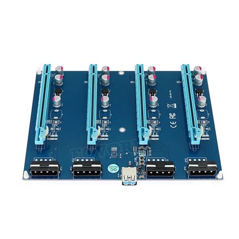 Carte Pcie Express 16x Pcie 1 à 4 Emplacements Adaptateur Pcie 1 à 4