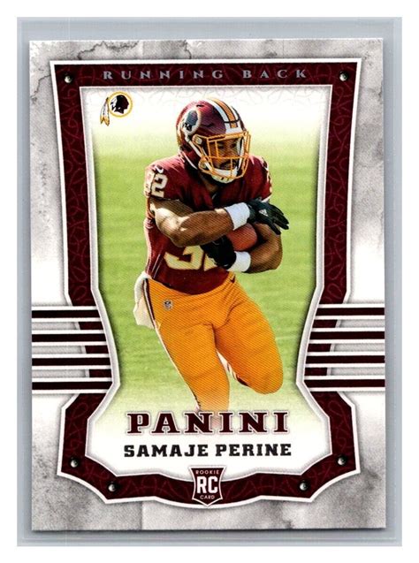 2017 Panini 137 Samaje Perine Rookie RC Redskins EBay