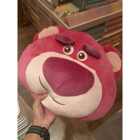 Jual Miniso X Toy Story Lotso Wangi Strawberry Pixar Head Pillow