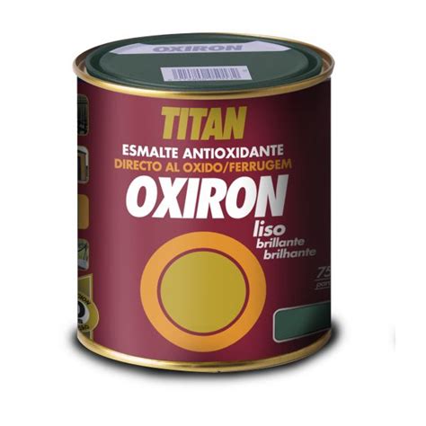 Titan Oxiron Liso Interior Exterior Verde Bosque Brilhante 750ML