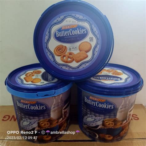 Jual Biskitop Butter Cookies Kemasan Jar Shopee Indonesia