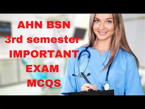 Adult Health Nursing Important Exam Mcqs Bsn Rd Semester Youtube