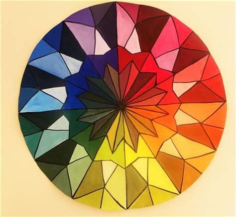 Color wheel projects, Color wheel art, Color wheel art projects