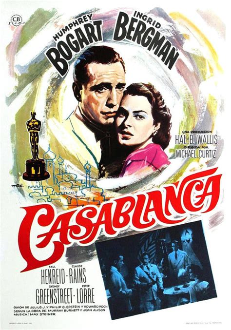 Casablanca 1942 Película Ecartelera