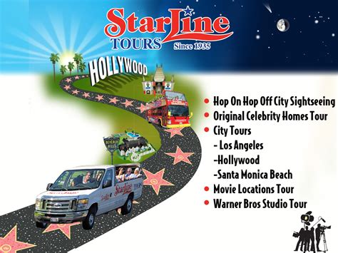 Starline Tours Of Hollywoodtourcoach Charter And Tours Discover Los