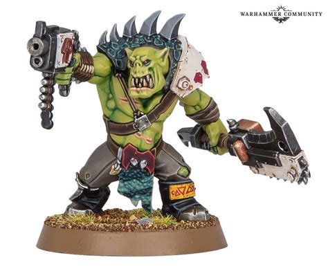 Beast Snagga Boyz Ork Boyz Wh 40000 Miniatures Wh 40000