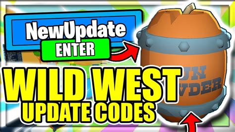 ALL NEW SECRET OP WORKING CODES WILD WEST UPDATE Roblox Tapping