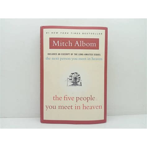 The Five People You Meet In Heaven Hardcover By Mitch Albom Shopee