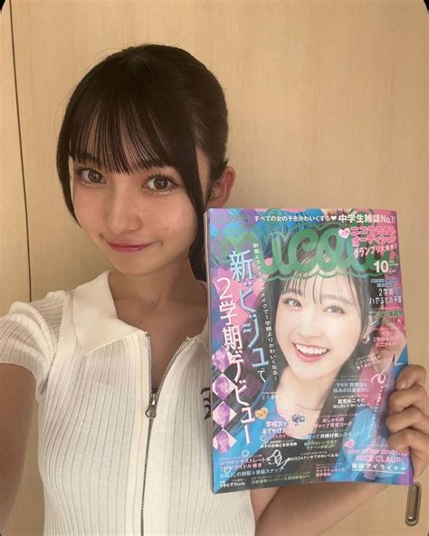 川原美杏さんのインスタグラム写真 川原美杏instagram「今日はニコラ10月号発売日です〜💜 ゆずちゃんの可愛い笑顔の表紙が目印！今月号も新モ発表など盛りだくさんです♪♪ ぜひ