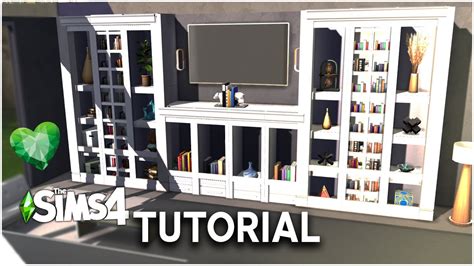 Sims Custom Shelf Tutorial New Decor To The Max Kit No Cc Kate