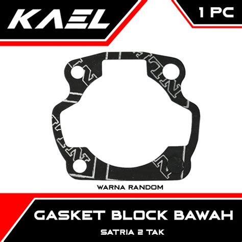 Jual Gasket Block Bawah Satria Tak Seher Cylinder Silinder Packing