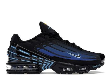 Nike Air Max Plus 3 Black Blue Gradient Men's - DZ4508-001 - US