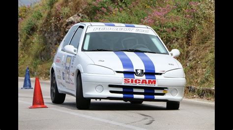 14 Slalom Agro Ericino Massimo Simonte Peugeot 106 N1600 YouTube