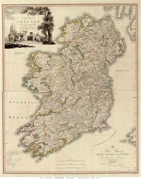 Old Maps Of Ireland Prints