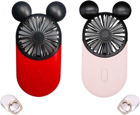 Amazon Disney Mickey Mouse Personal Misting Fan Pink Disney