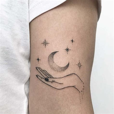 Top 50+ Best Moon and Stars Tattoo Ideas - [2021 Inspiration Guide]