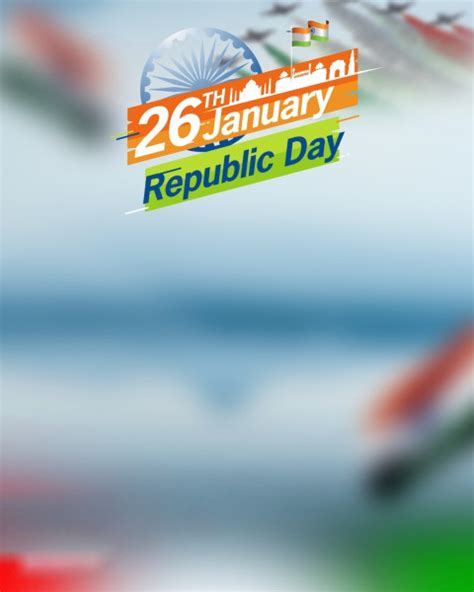 26 January Republic Day Editing Background Kreditings