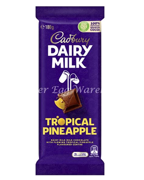 Cadbury Dairy Milk Tropical Pineapple 180g Easter Egg Warehouse