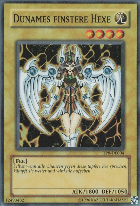 Recollectibles Sammelkarte Yugioh Karte Dunames Finstere Hexe Deutsch