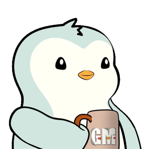 Happy Good Morning Sticker By Pudgy Penguins