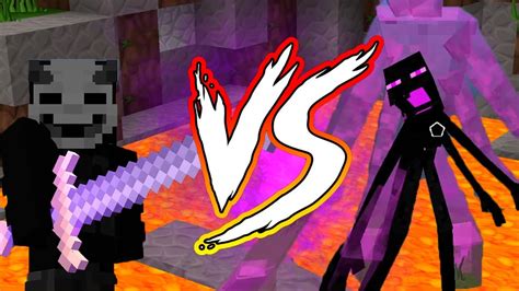 Minecraft Batallas De Mobs Enderman Mutante Vs La Espada Excalibur