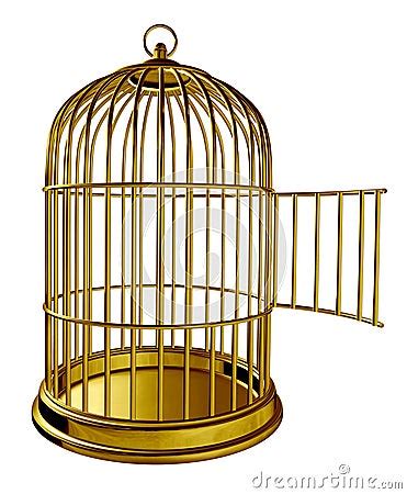 Open Bird Cage Stock Photography - Image: 25375952