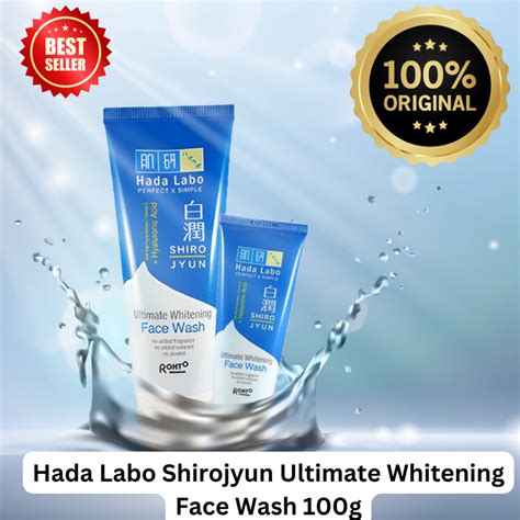 Jual Hada Labo Shirojyun Ultimate Whitening Face Wash 100g Shirojyun