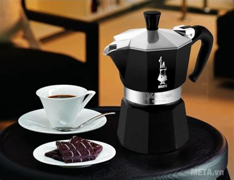 Ấm pha cà phê Bialetti Moka Express 6TZ Black BCM 3753