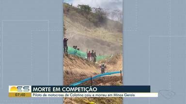 Bom Dia ES Vídeo piloto de motocross do ES morre durante competição