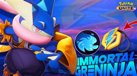 My Greninja Becomes Insanely Immortal With This Build Pokemon Unite