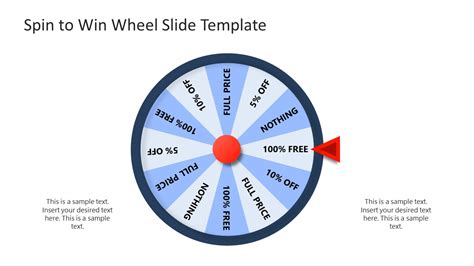 PowerPoint Spin The Wheel Concept Animated Template - SlideModel