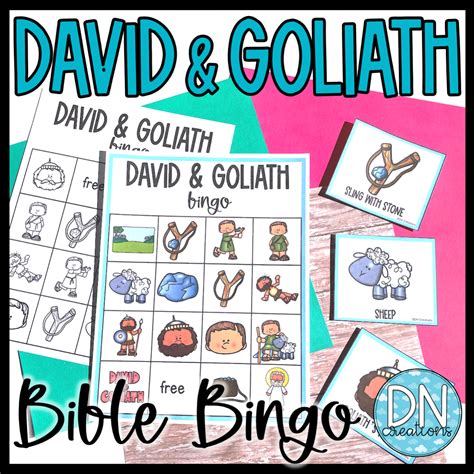 Bible Bingo David And Goliath L David Bible Lesson Games Made By Teachers